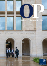 oxford philosophy 2026 cover