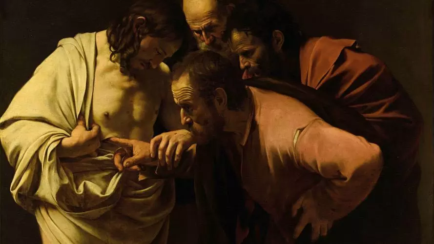 caravaggio incredulity